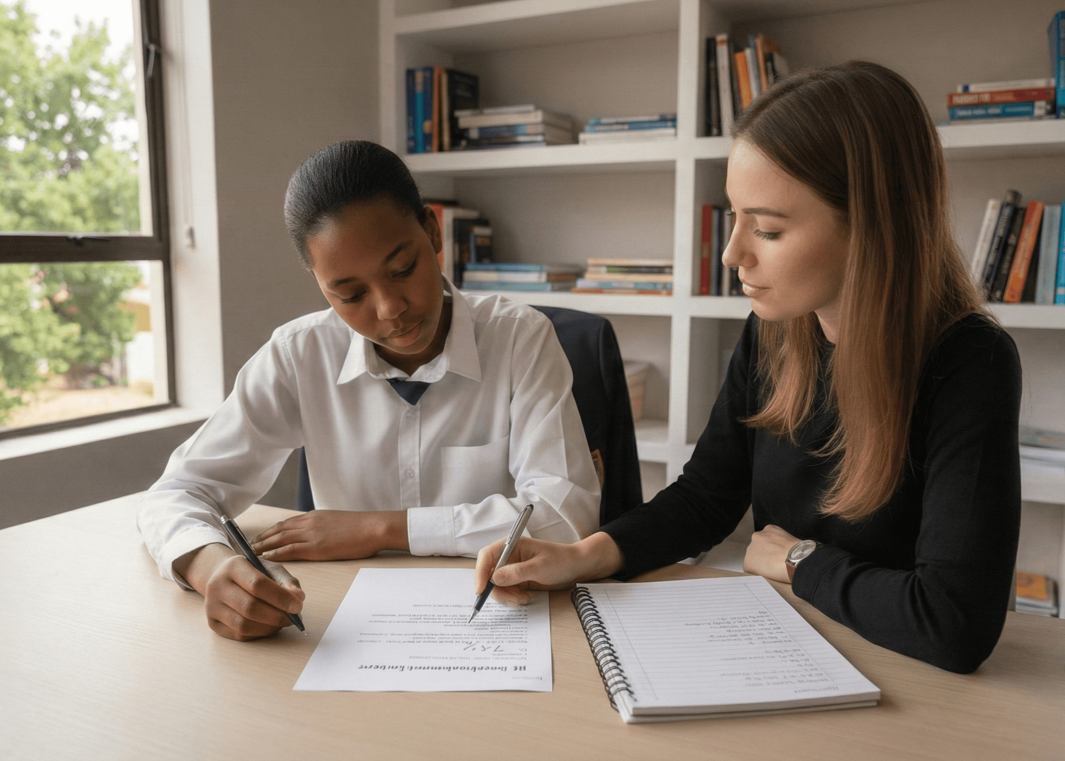 Matric Physical Sciences tutoring session